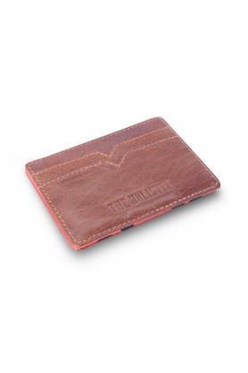 leather men's casual wear wallet - tan