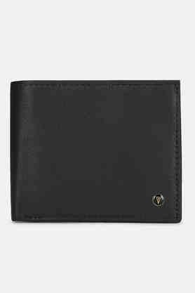 leather mens formal wear two fold wallet - multi