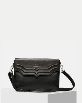 leather sling bag with detachable strap