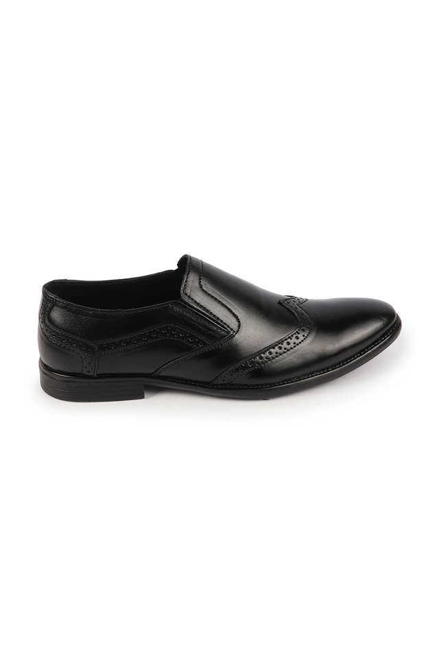 leather slip-on mens formal wear derby shoes