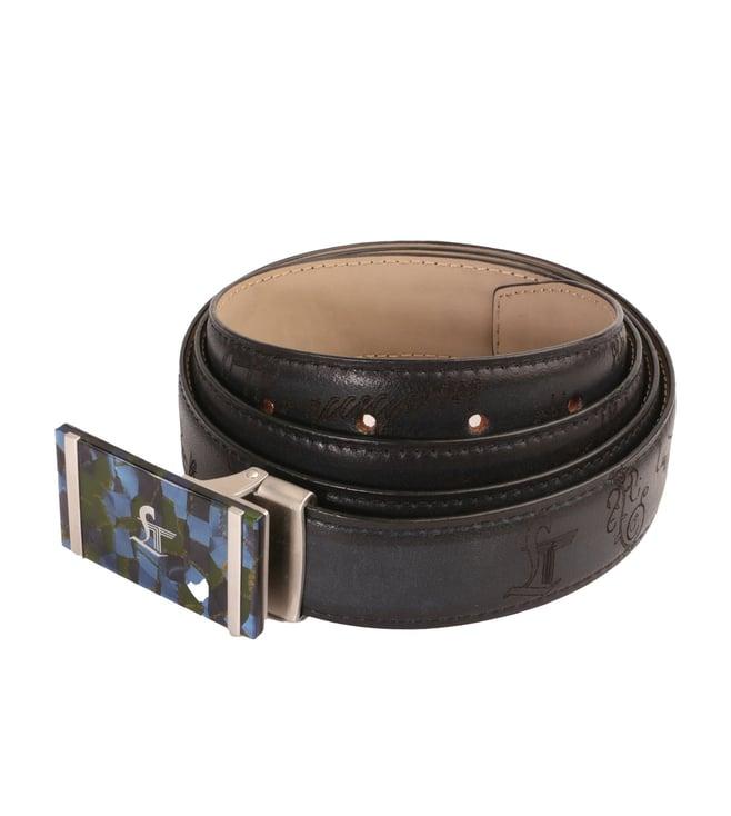 leather talks blue genuine leather crawford belt - size - 40