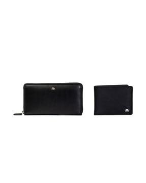 leather travel wallet with card holder