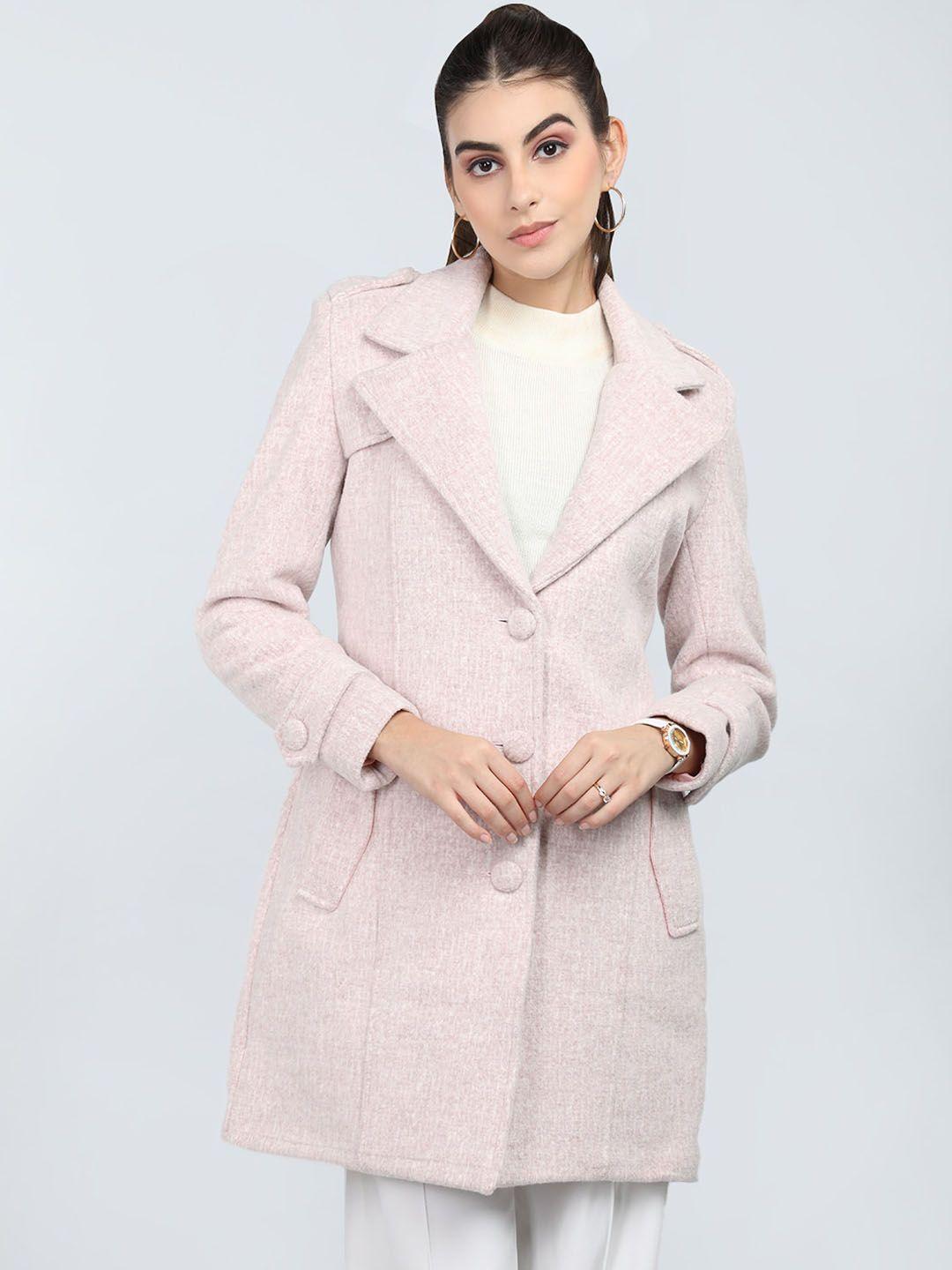 lebork single breasted notched lapel collar woollen overcoat