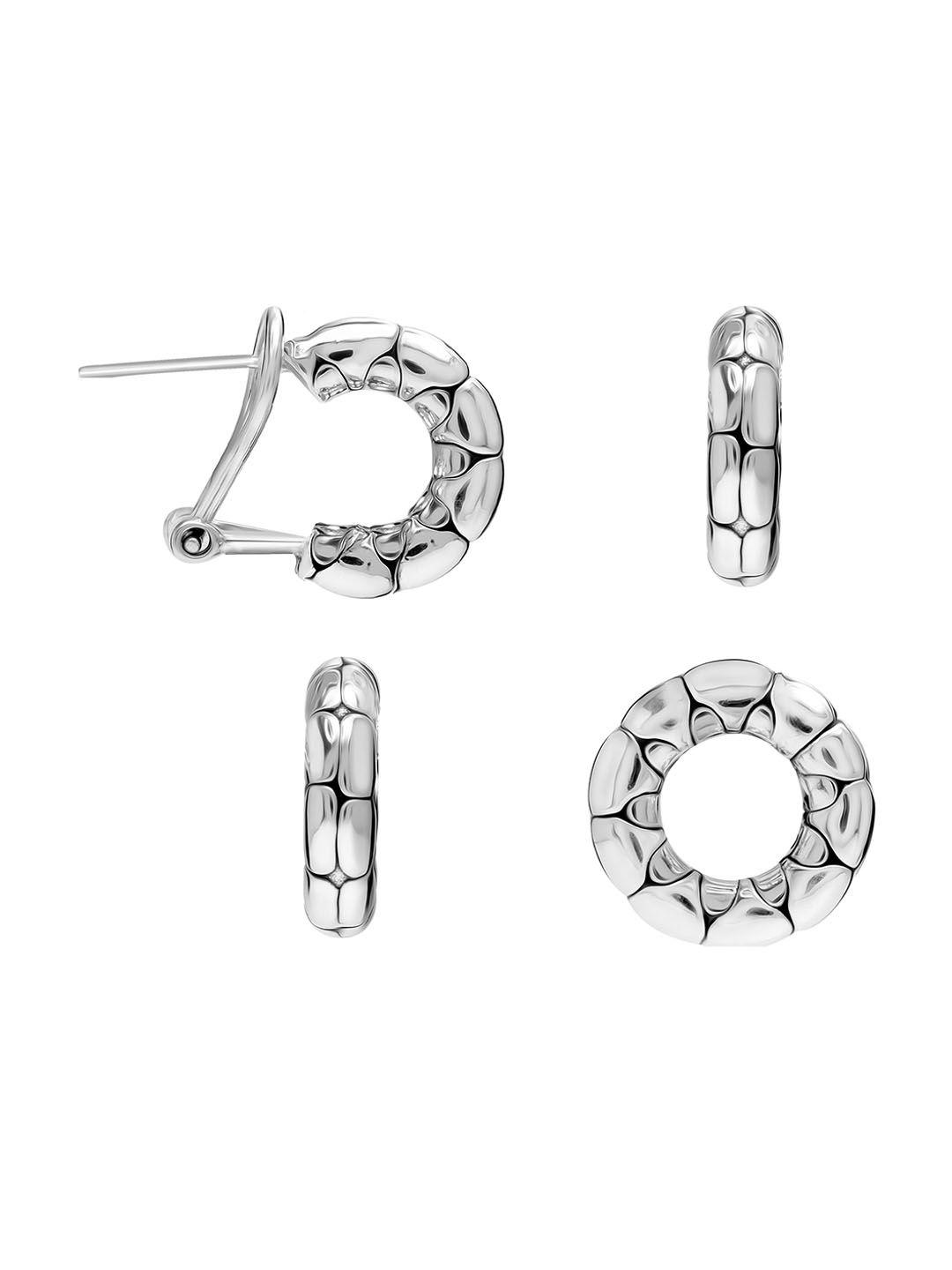 lecalla contemporary hoop earrings