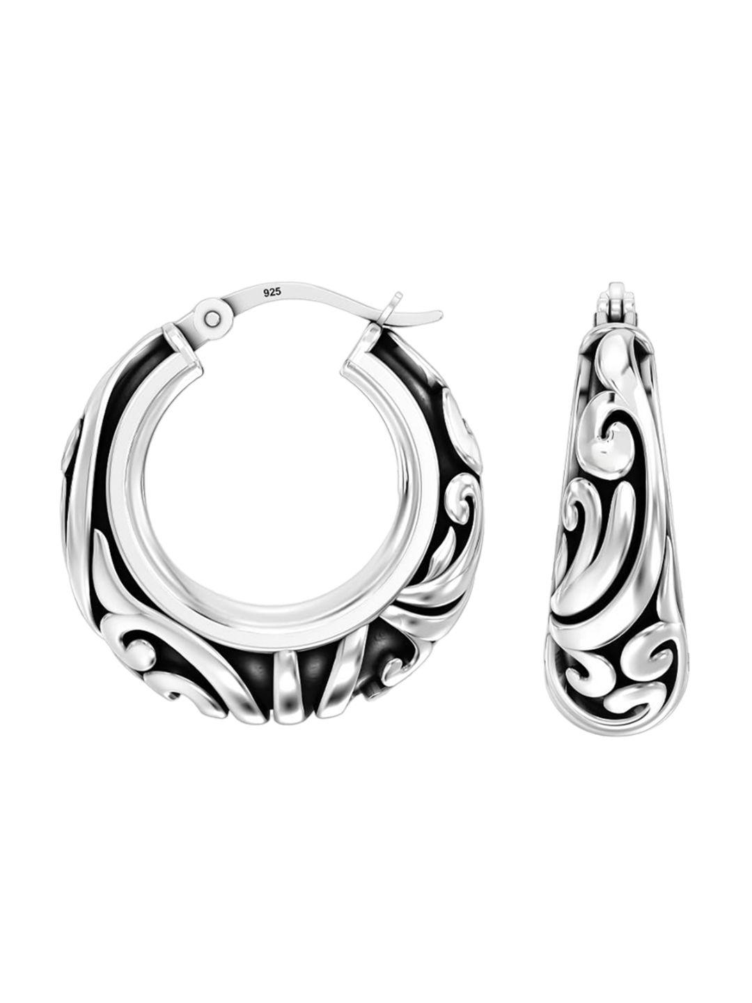 lecalla contemporary hoop earrings