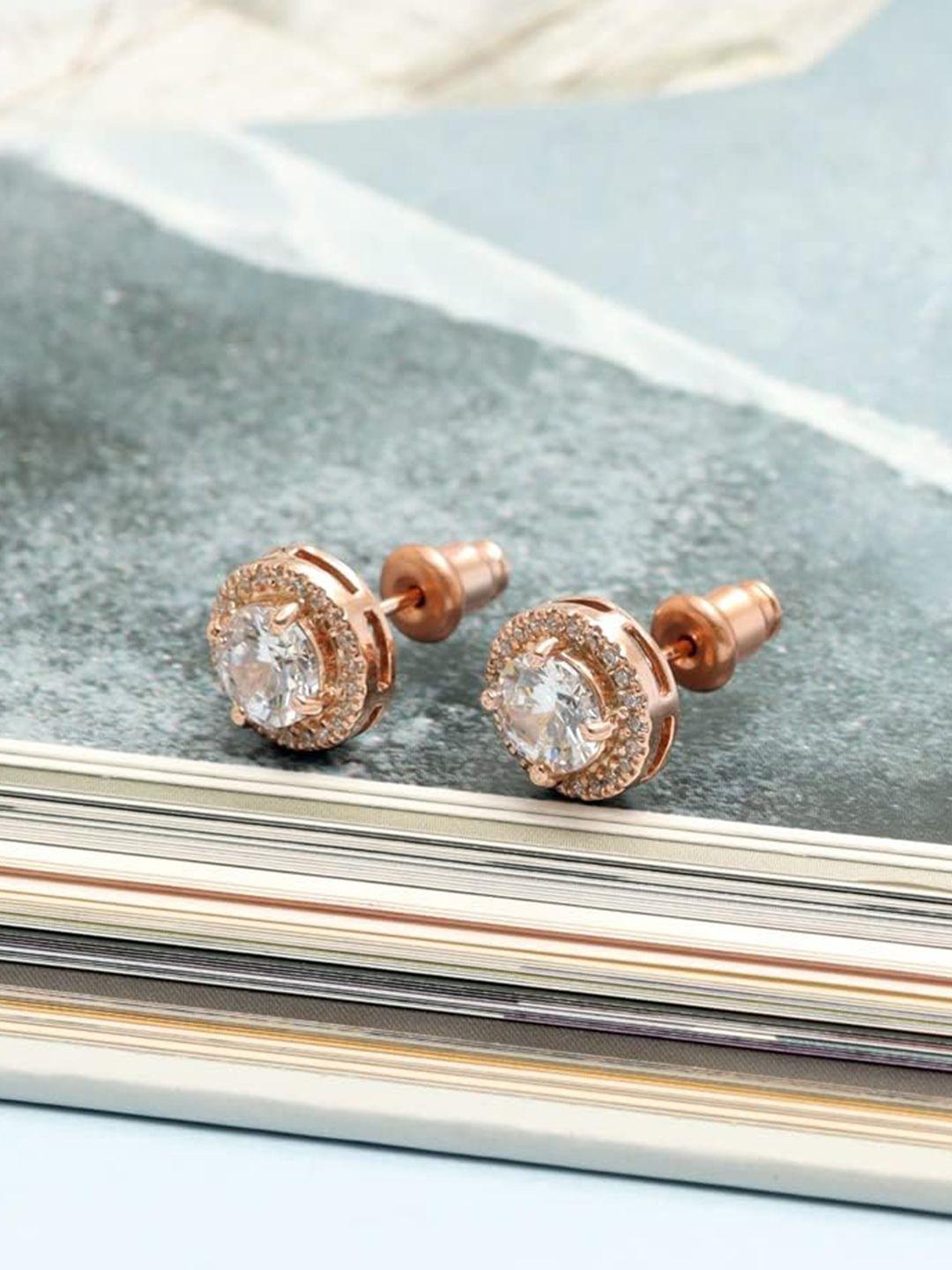 lecalla contemporary studs earrings