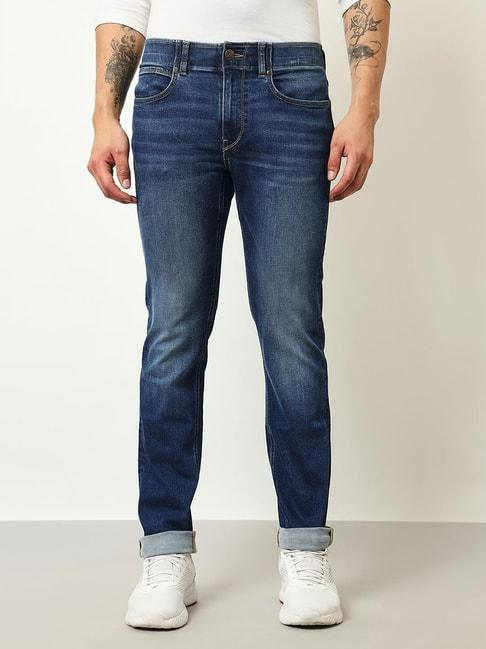 lee blue slim fit jeans