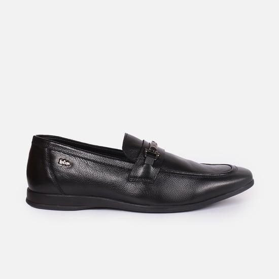 lee cooper men solid leather loafers