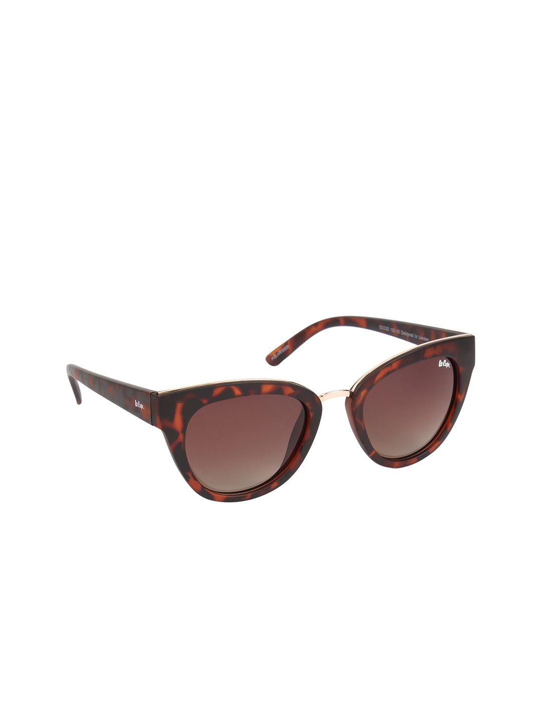 lee cooper women's brown sunglasses