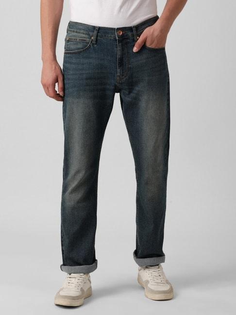 lee-indigo-blue-cotton-comfort-fit-jeans
