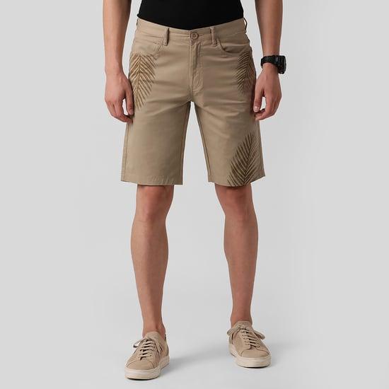 lee men justin printed slim fit shorts