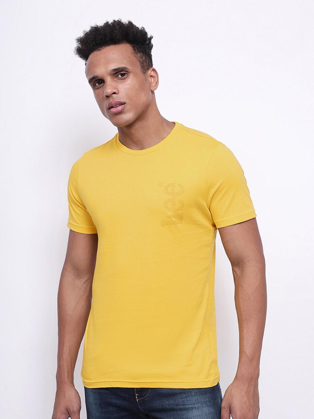 lee round neck short sleeves cotton slim fit t-shirt