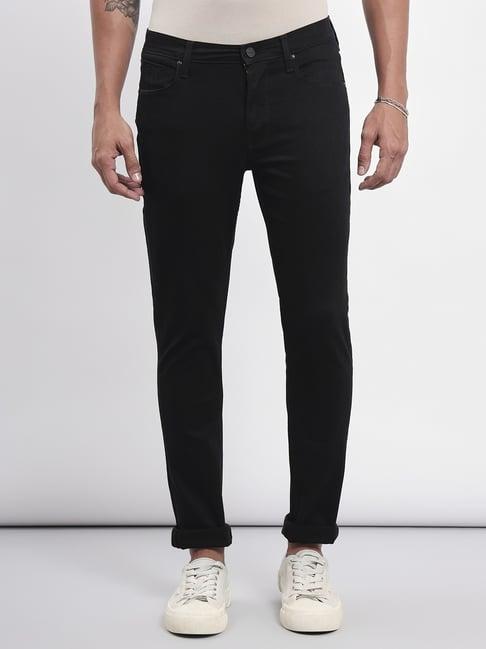 lee black skinny fit jeans