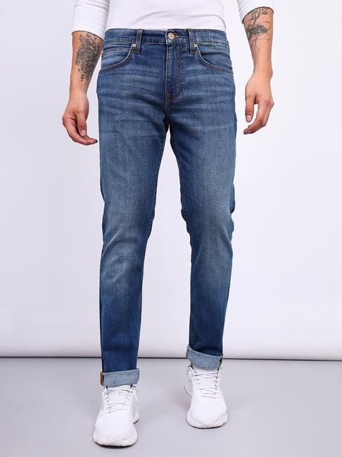 lee blue slim fit jeans