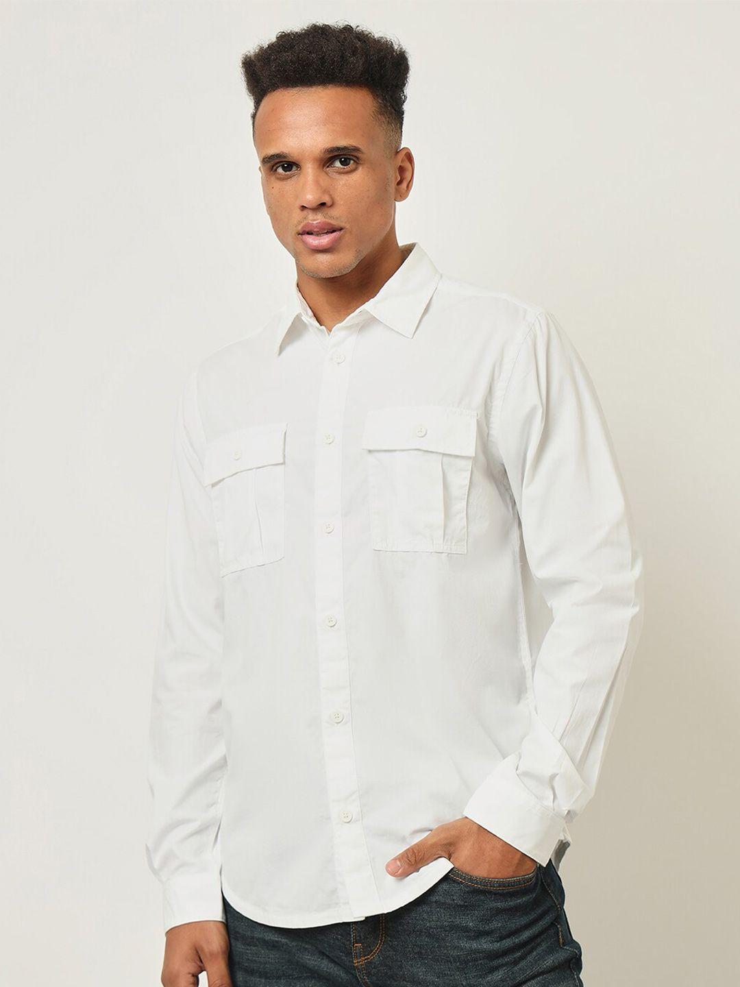 lee classic casual spread collar cotton shirt