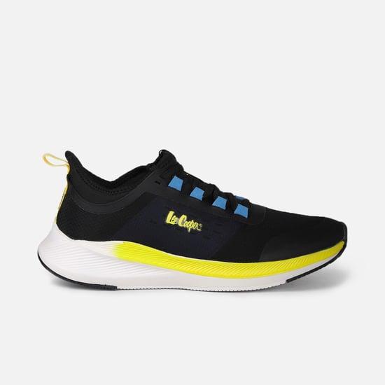 lee cooper men colourblocked lace-up sneakers