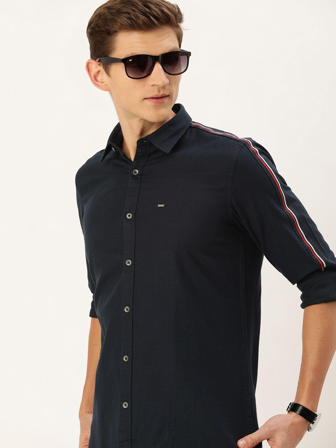 lee cooper pure cotton solid casual shirt