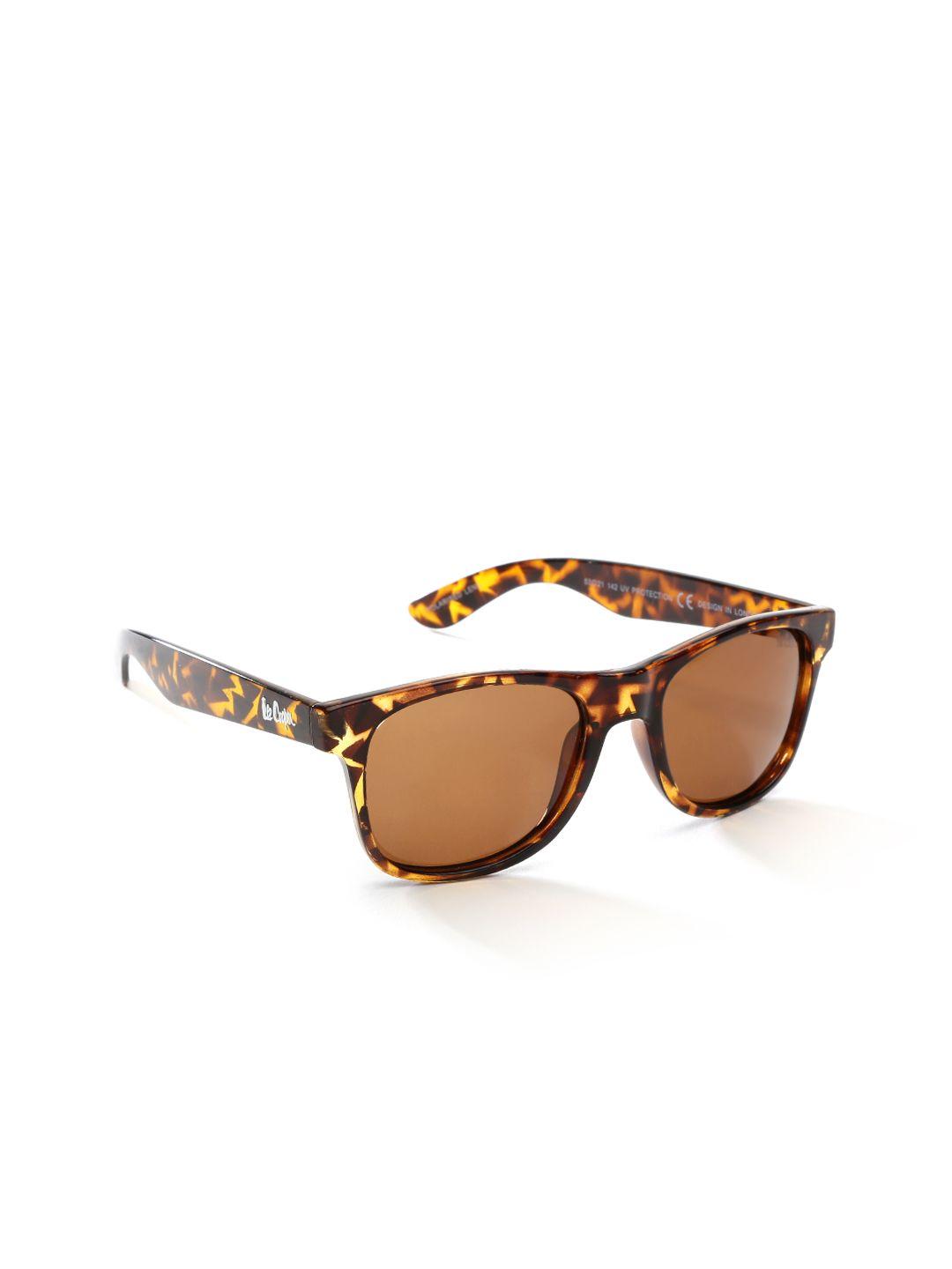 lee cooper unisex printed square sunglasses lc9091sxb