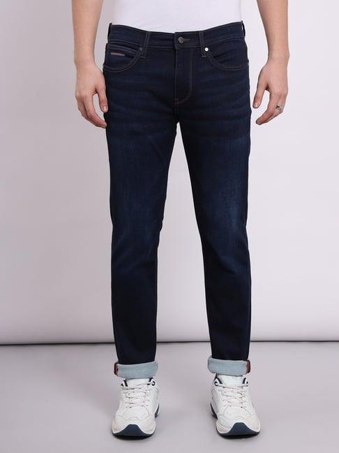 lee dark navy slim fit jeans