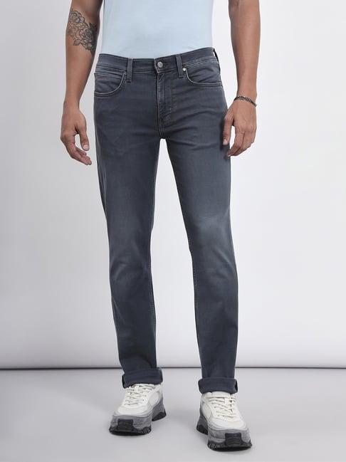 lee grey slim fit jeans