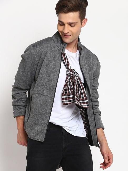 lee grey textured jacket