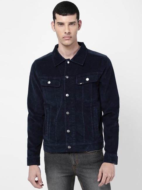 lee navy regular fit denim jacket