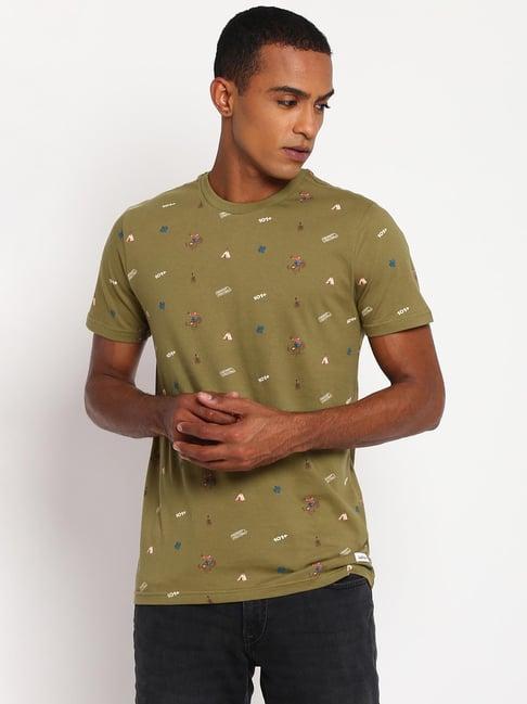 lee olive crew t-shirt