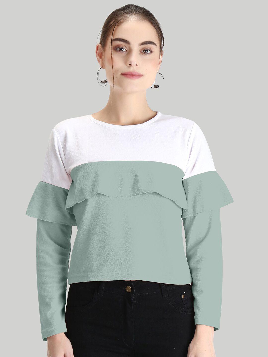 lee tex colourblocked regular top