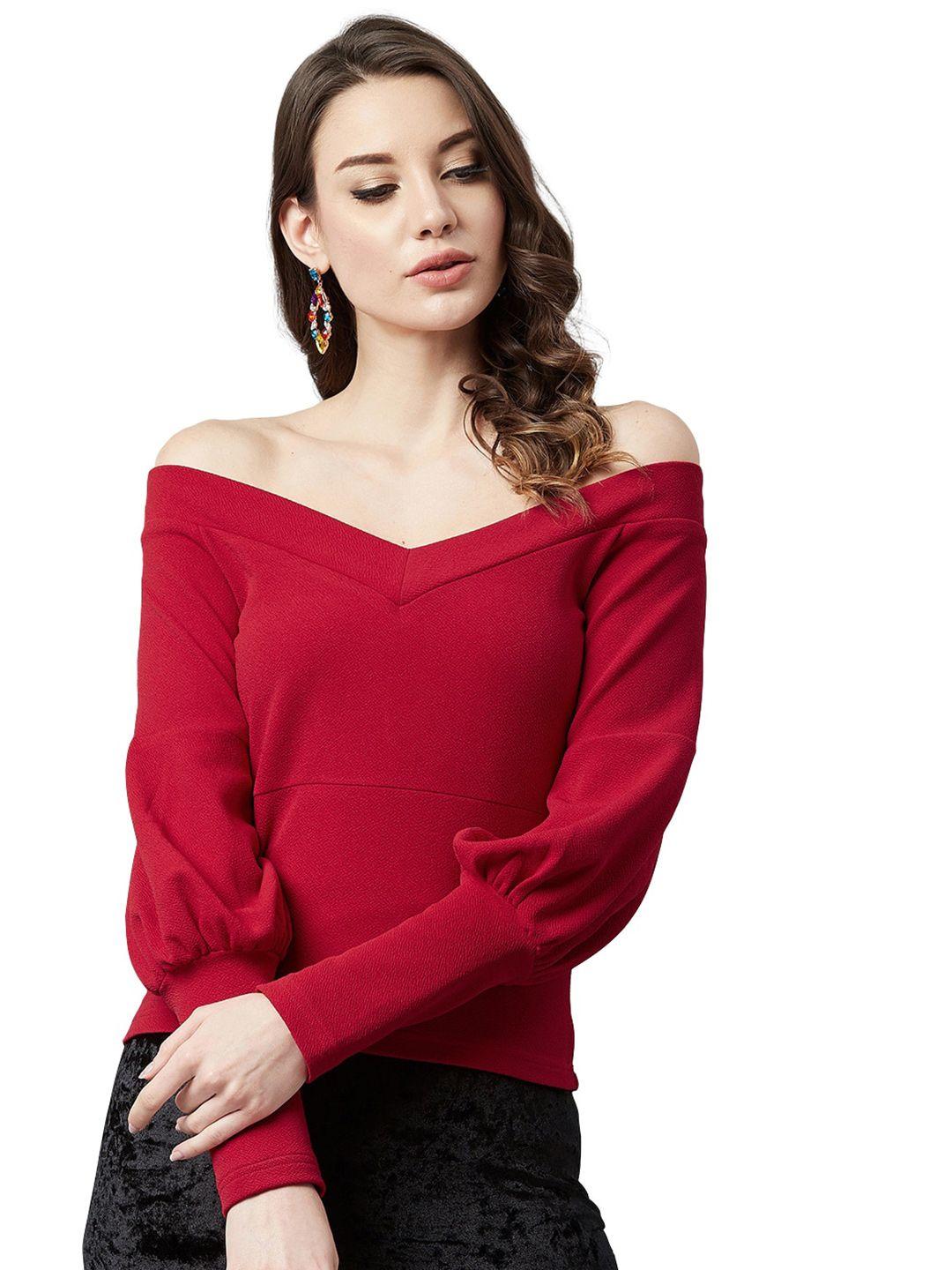 lee tex off-shoulder bardot top