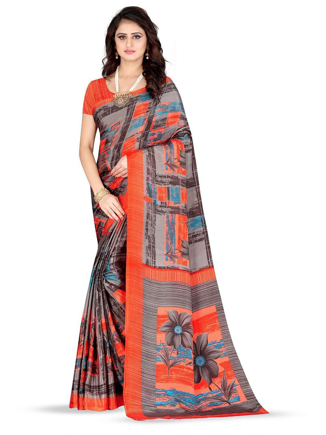 leelavati abstract printed saree