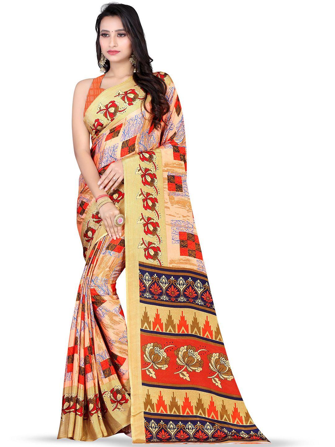 leelavati floral printed saree