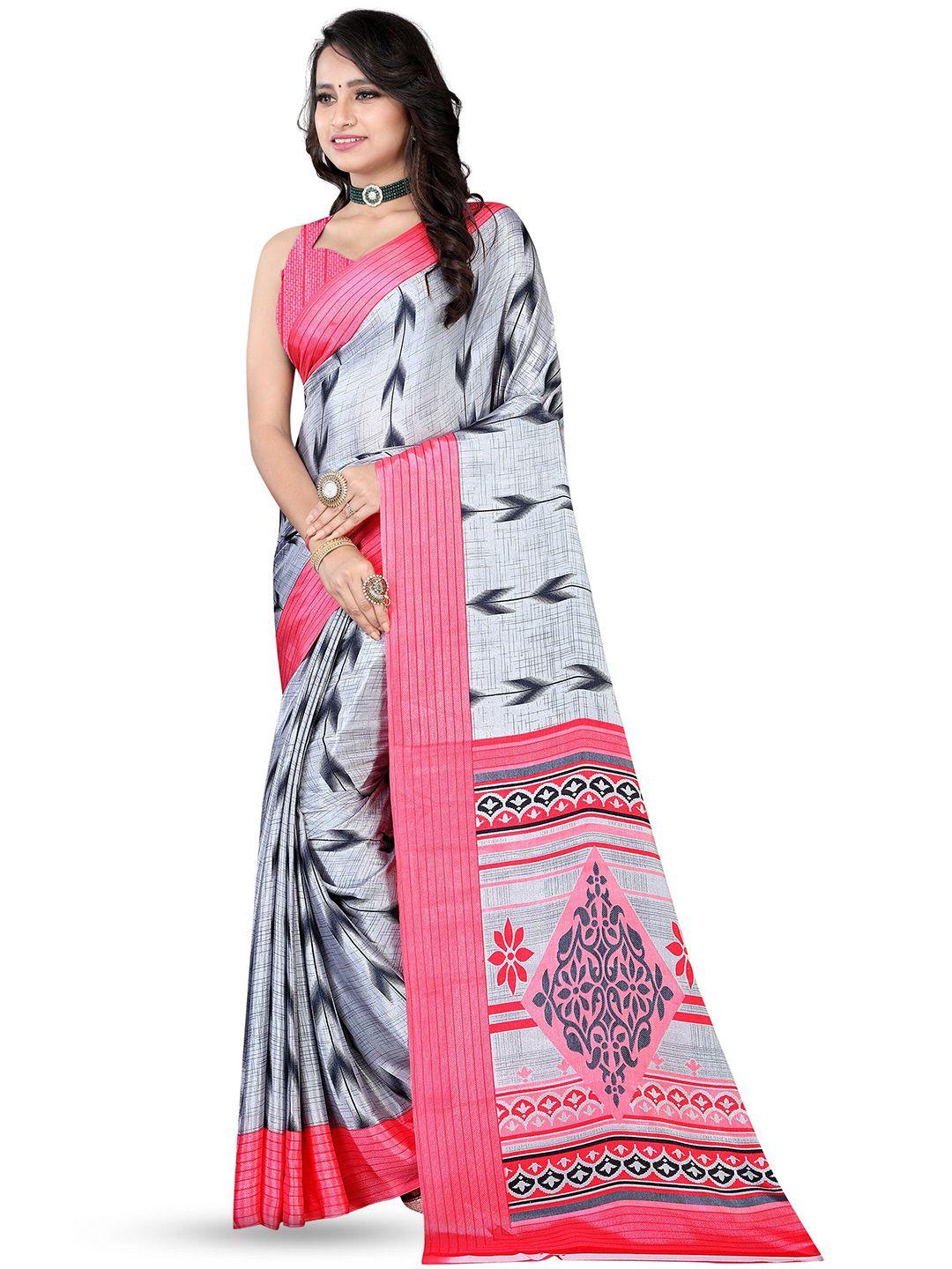 leelavati geometric printed saree