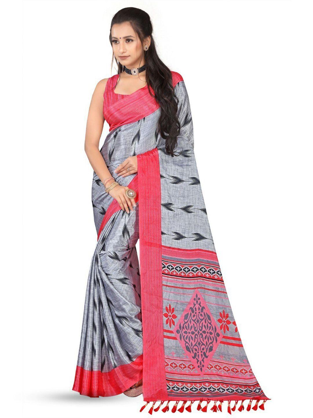 leelavati geometric printed saree