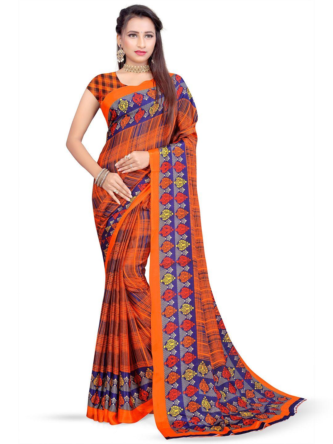 leelavati geometric printed saree