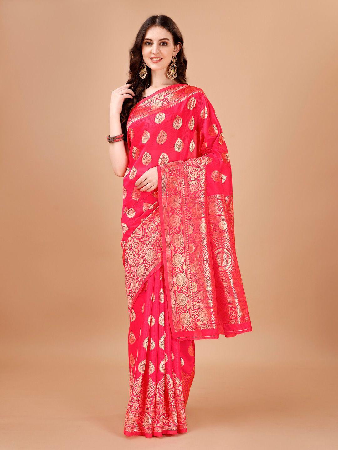 leelavati woven design zari pure silk fusion kanjeevaram saree