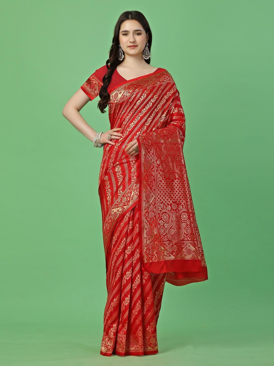 leelavati woven design zari pure silk kanjeevaram saree
