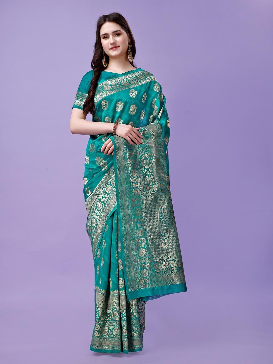 leelavati woven design zari pure silk kanjeevaram saree