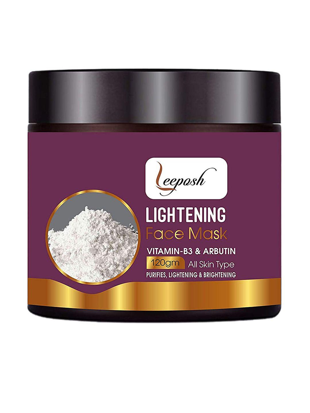 leeposh lightening face mask with vitamin-b3 & arbutin 120 g