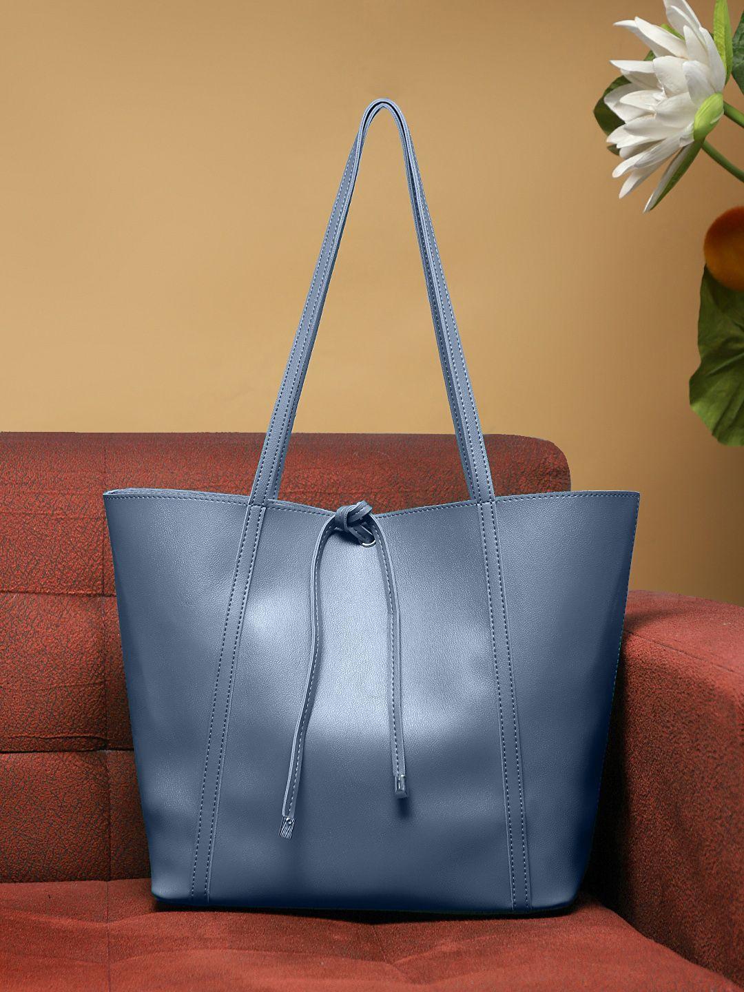 legal bribe grey solid structured tote bag