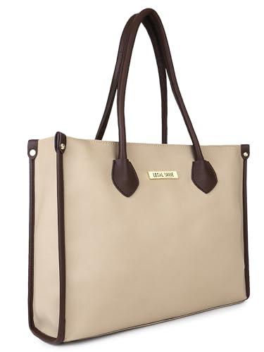 legal bribe textured tote bag (beige)