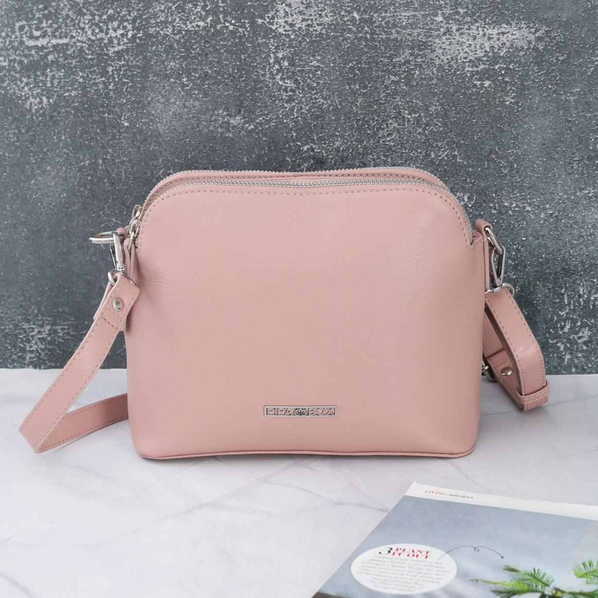 legally blonde - blushed pink genuine leather sling bag