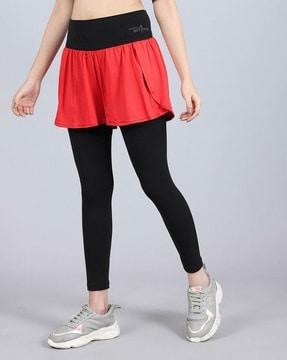 leggings with attachable shorts