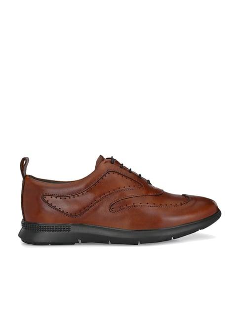 legwork men's tan oxford shoes