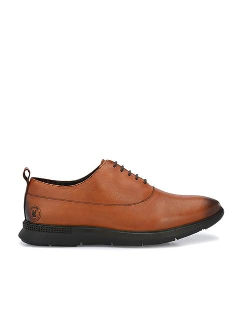 legwork men's tan oxford shoes