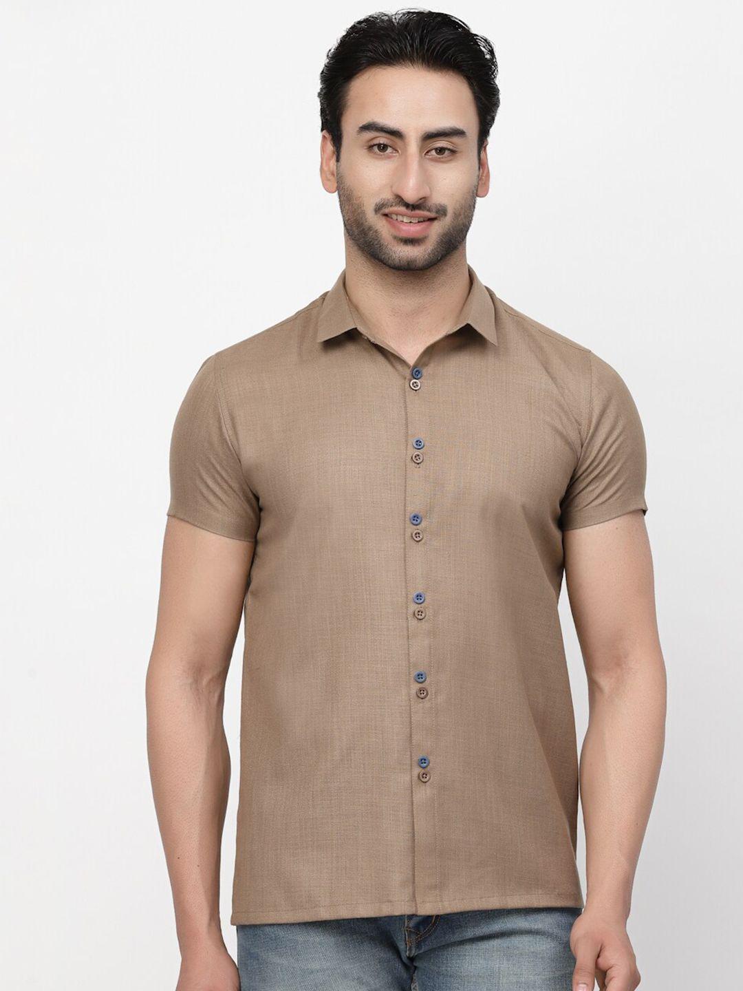 lela spread collar linen casual shirt