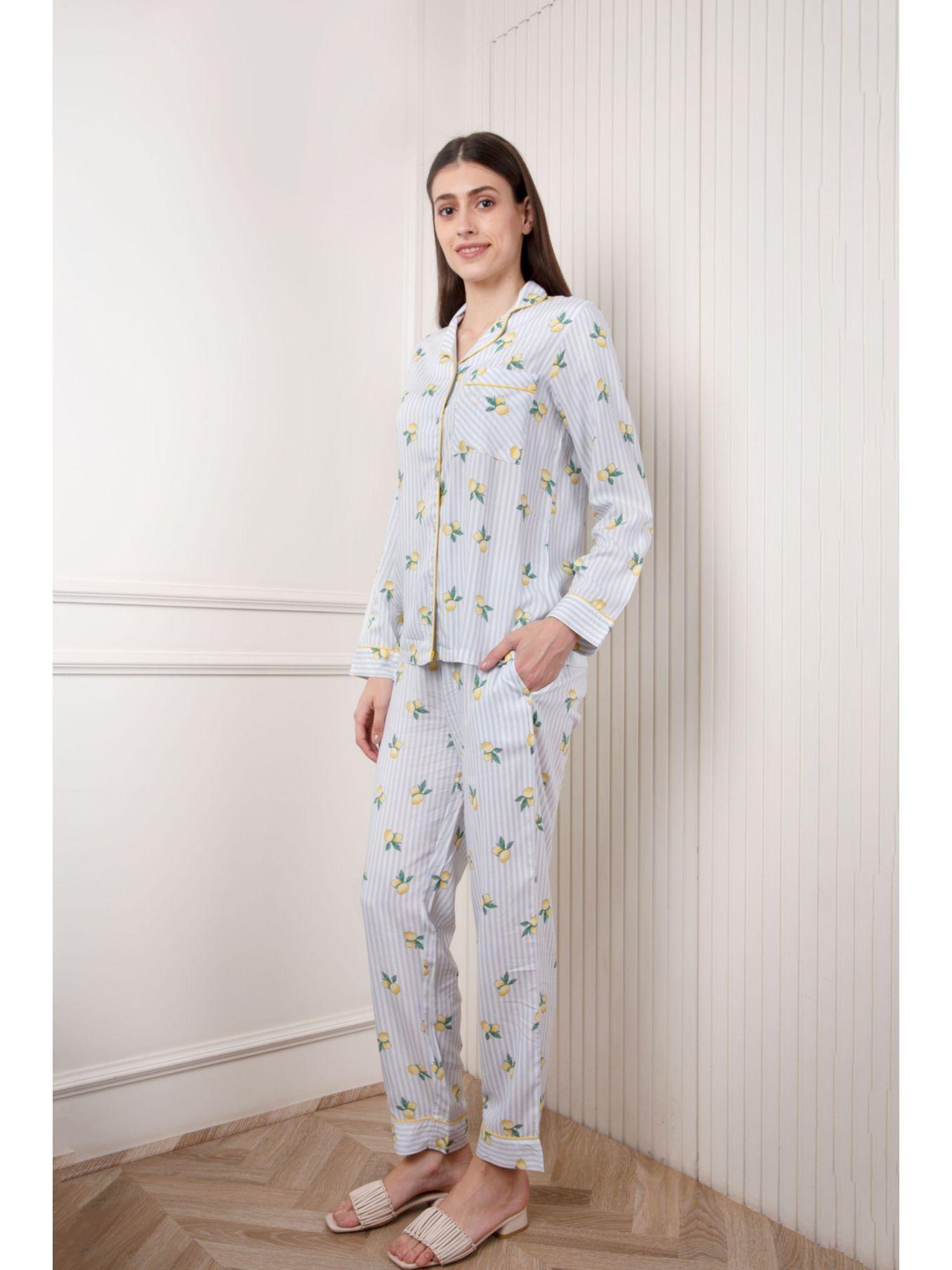 lemonlay pyjama blue (set of 2)
