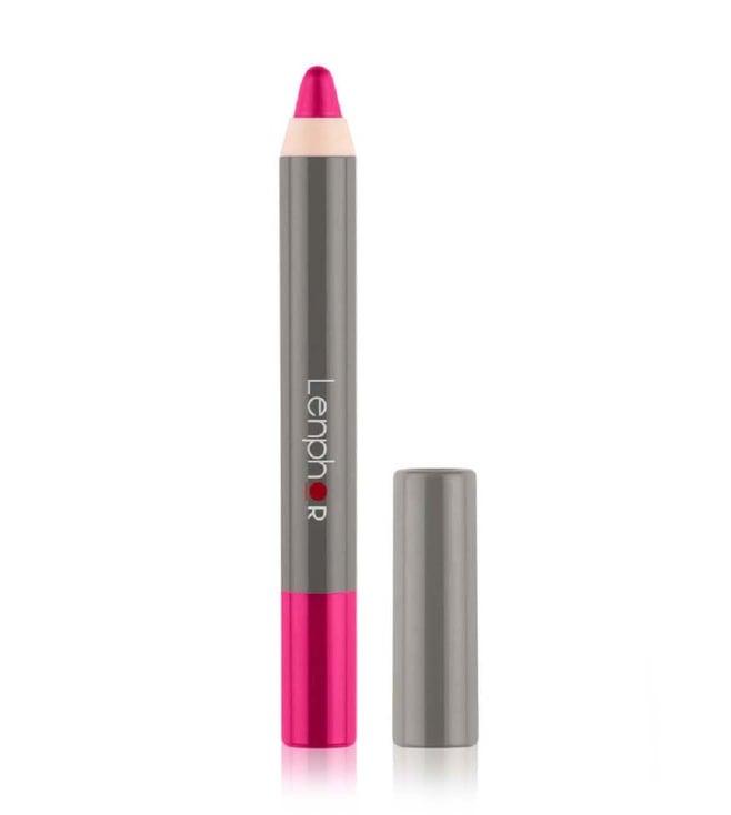 lenphor matte show-off lip crayon rosie fuchsia - 2.8 gm