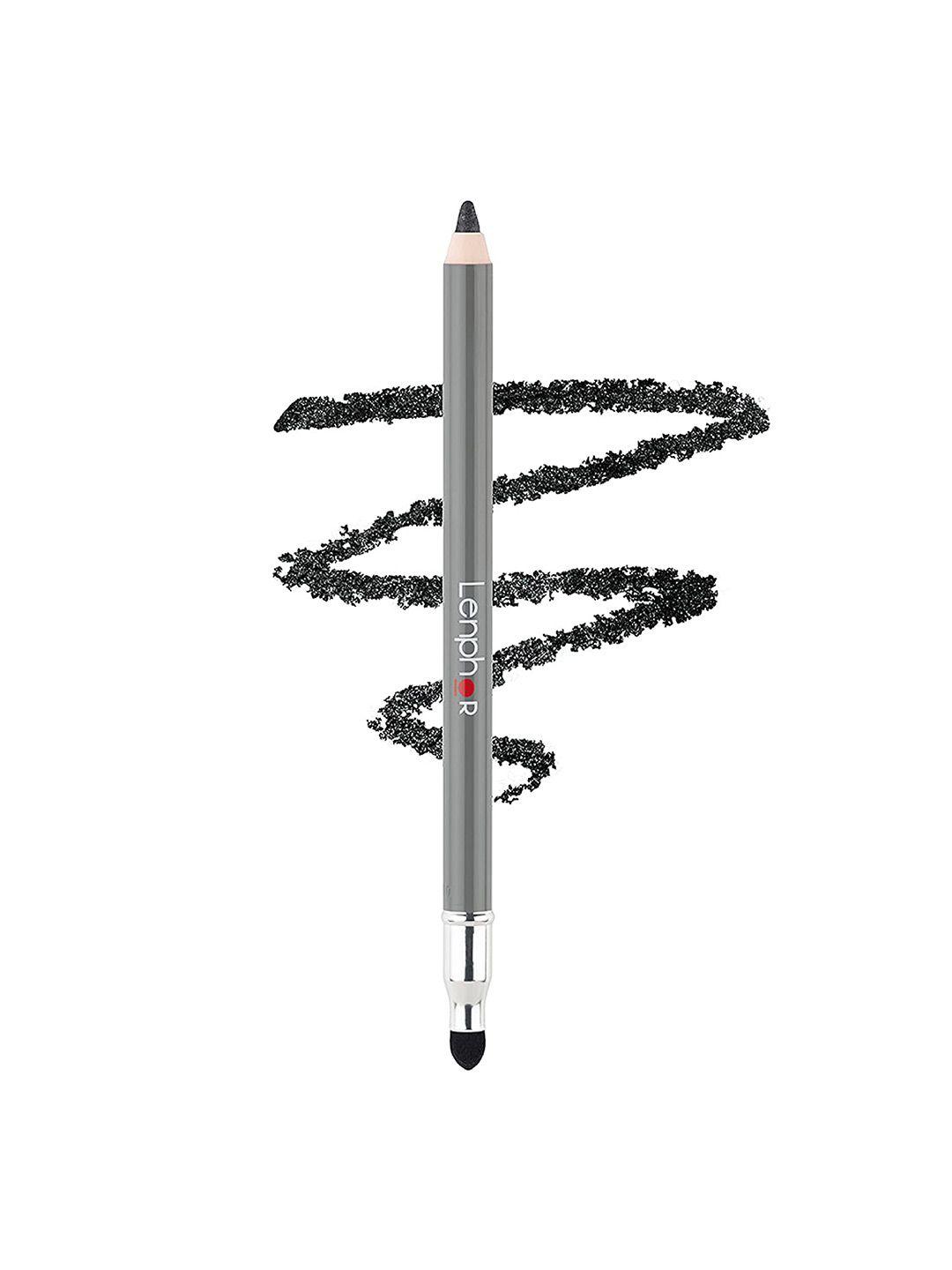 lenphor waterproof smudge me eye pencil 1.2 g - black dust 001