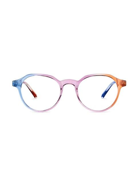 lenskart blu pink geometric rainbow eye frames for women