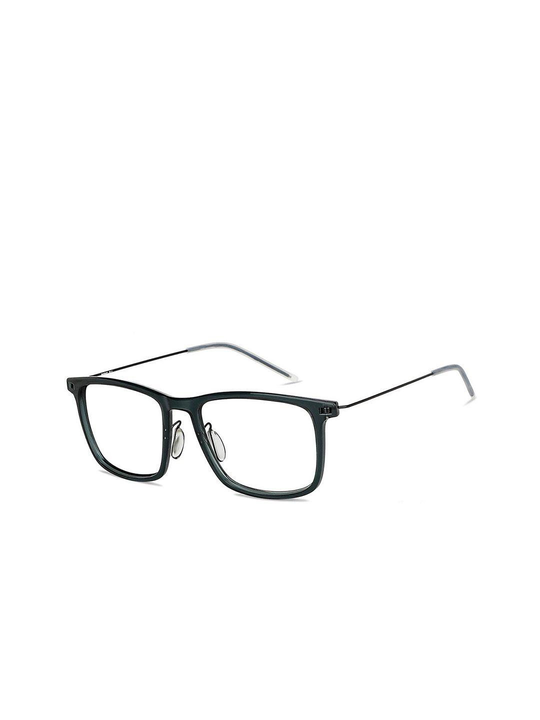 lenskart blu unisex transparent & green full rim wayfarer frames